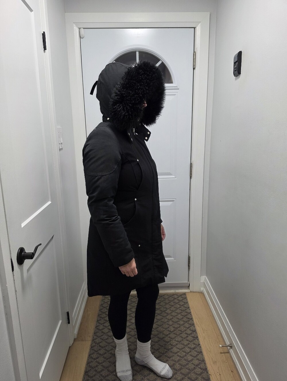 Moose Knuckles Women's Black Down-Filled Parka 3QLDS